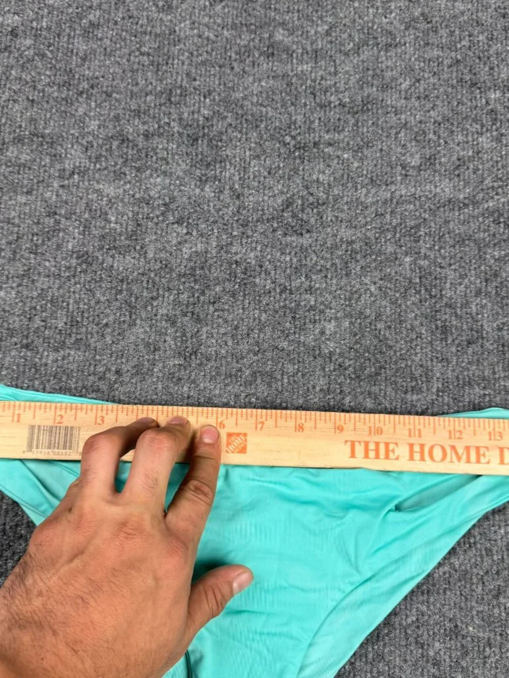 Teal Bikini Bottom Side Cutouts Women No size tag check measurements fit M/L